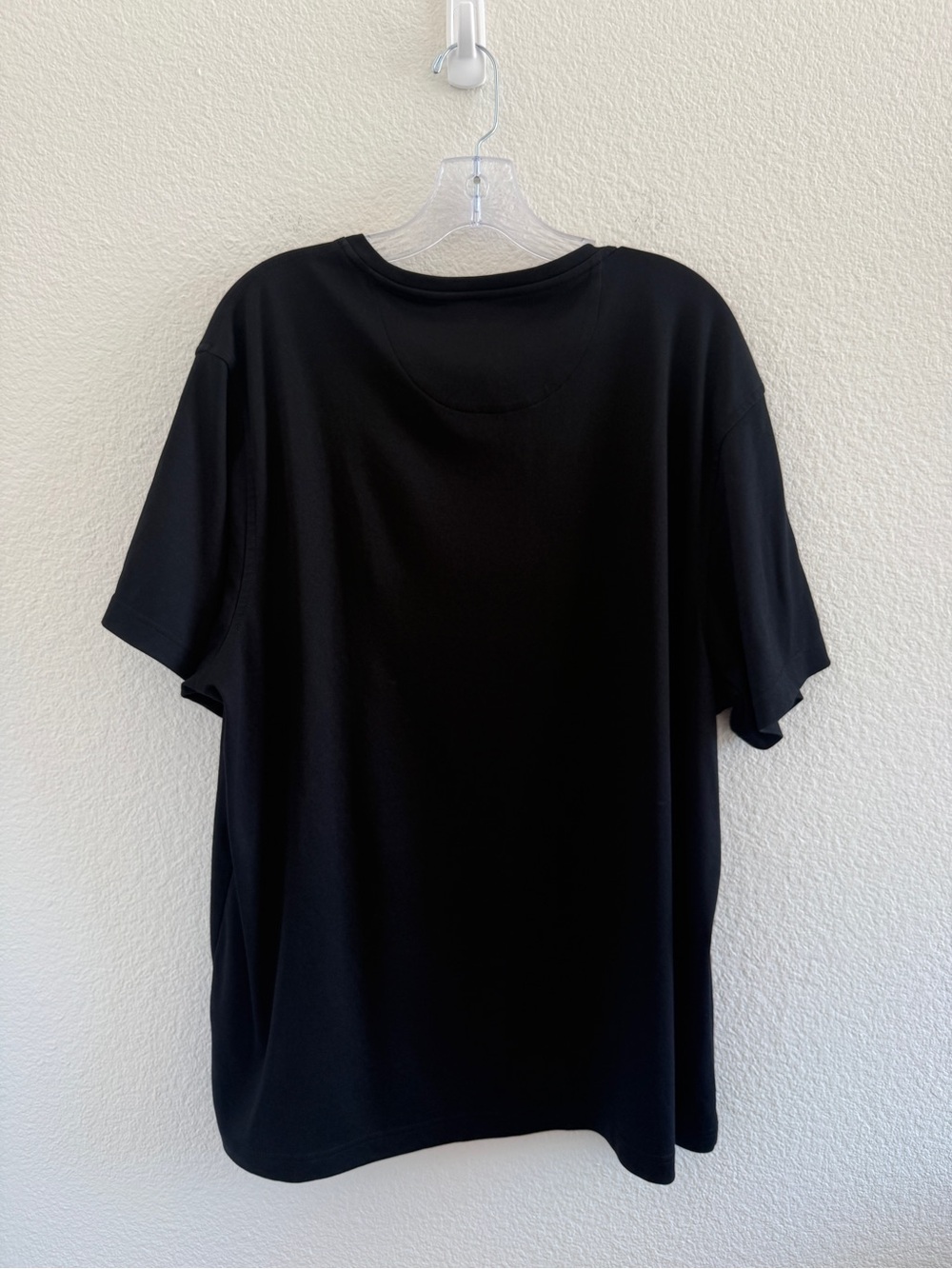 Tasso Elba Men’s Black Short Sleeve Supima Cotton Crewneck Tee - Picture 2 of 8
